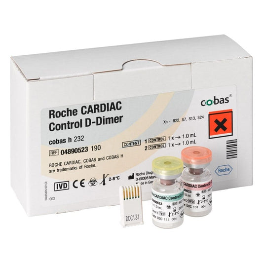 Roche CARDIAC Control D-Dimer - Qualitätskontrolle Level I und II für D-Dimer-Bestimmung - Med-Praxisbedarf