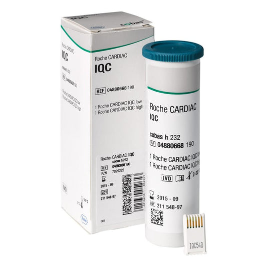 Roche CARDIAC IQC Teststreifen - Funktionsprüfung des optischen Systems im cobas h232 - Med-Praxisbedarf
