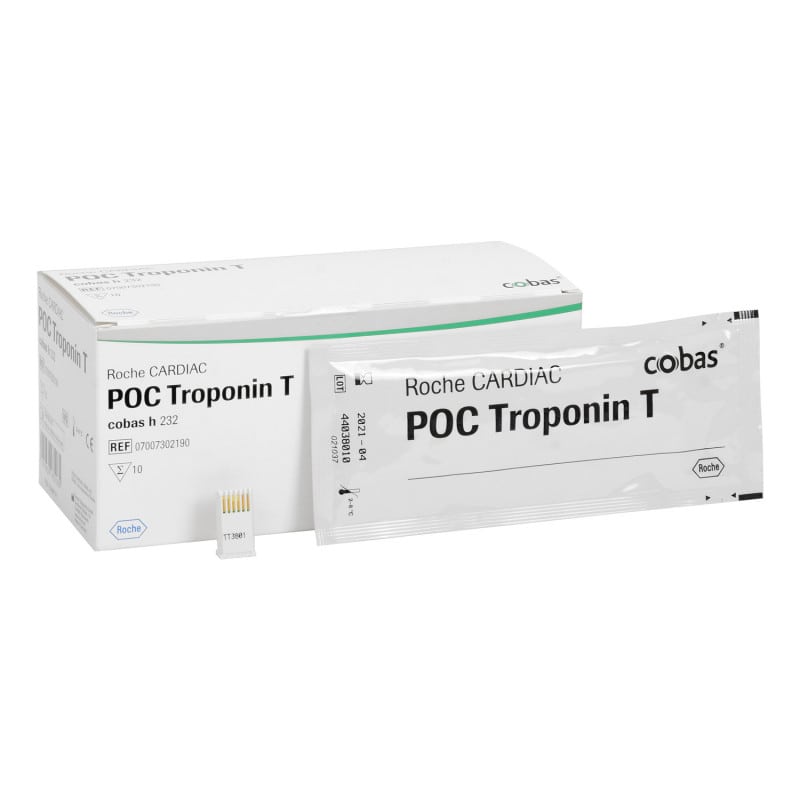 Roche CARDIAC POC Troponin T Teststreifen - schnelle Troponin-Bestimmung, Akut-Diagnose - Med-Praxisbedarf