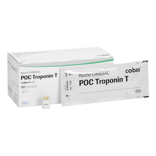Roche CARDIAC POC Troponin T Teststreifen - schnelle Troponin-Bestimmung, Akut-Diagnose - Med-Praxisbedarf