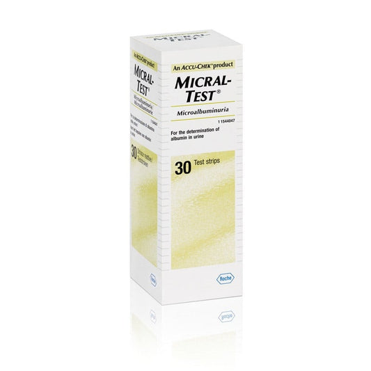 Roche Micral-Test Urinteststreifen - immunologischer Nachweis von Mikroalbuminurie - Med-Praxisbedarf