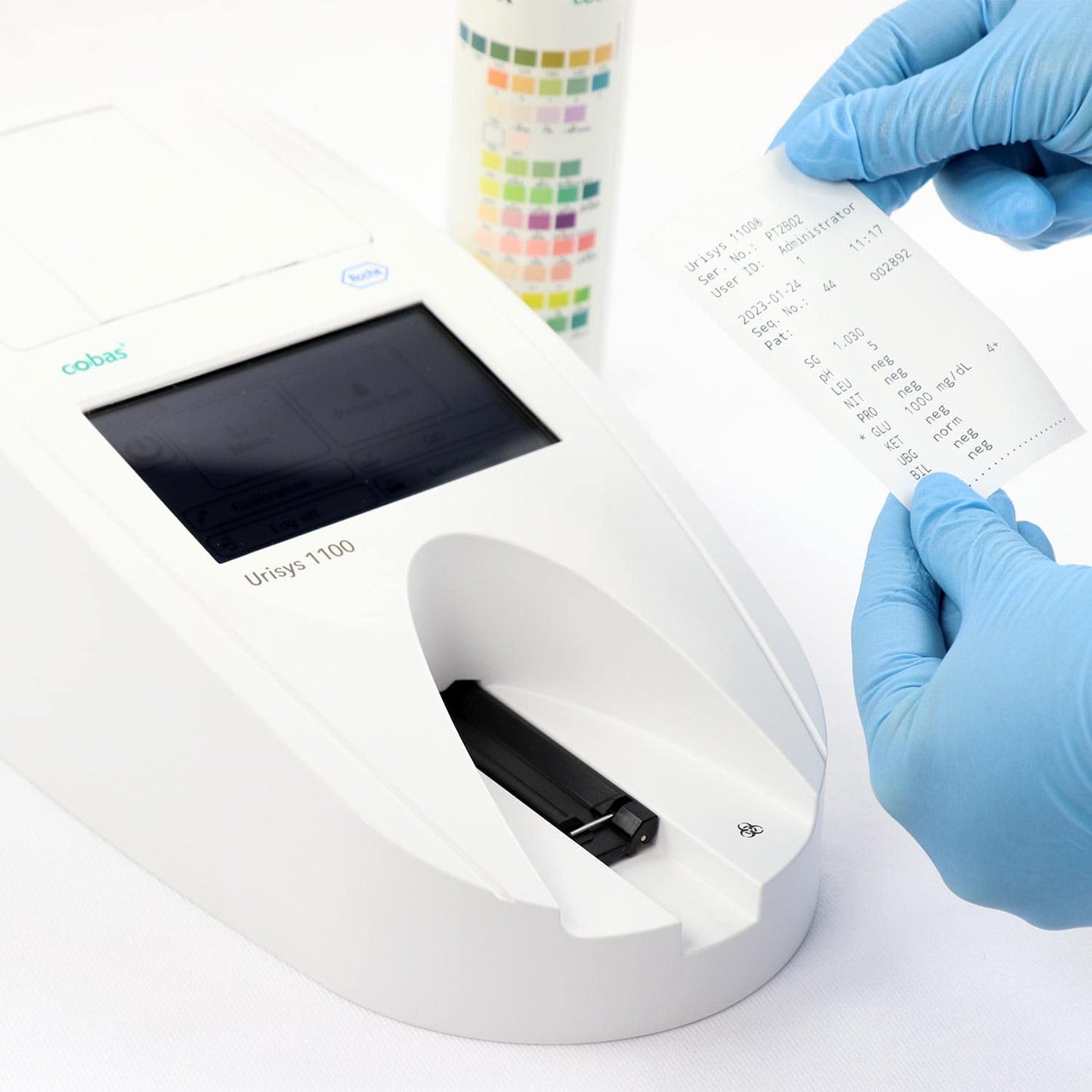 Urisys 1100 mit Teststreifen - automatische Auswertung für schnelle Urinanalyse - Med-Praxisbedarf