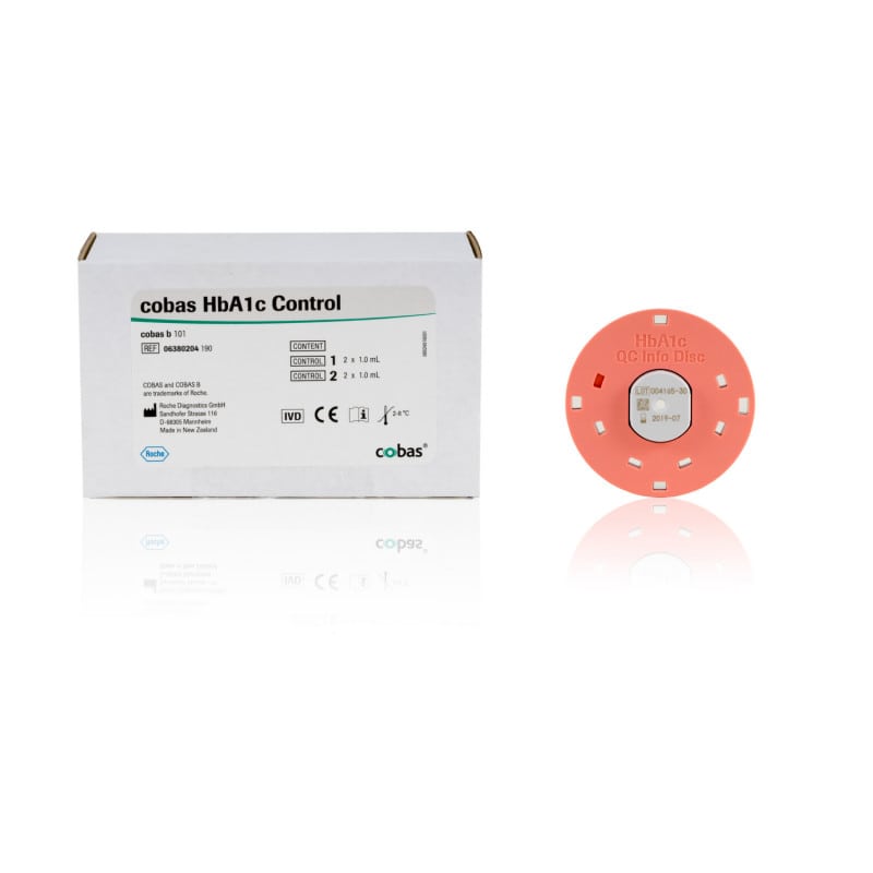 cobas b 101 HbA1c Kontrolle - Flüssige Kontrolle für die Qualitätssicherung der HbA1c-Messung - Med-Praxisbedarf