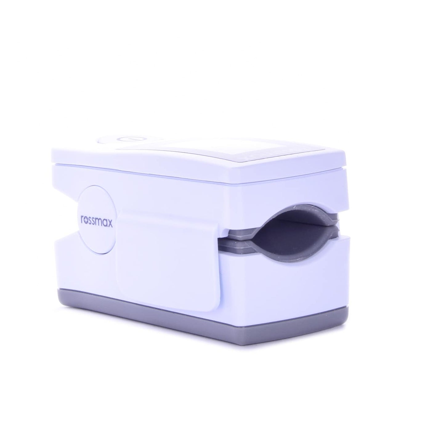 Rossmax Fingerpulsoximeter SB200 in Nahaufnahme - kompaktes Gerät mit OLED-Display - Med-Praxisbedarf