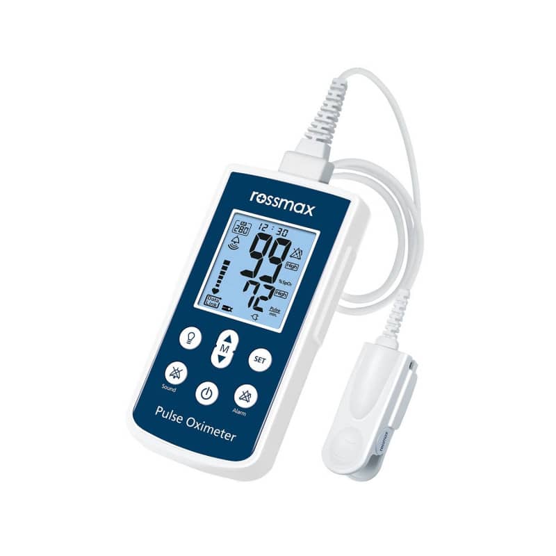 Pulsoximeter SA310 mit großem Farbdisplay - Echtzeit-Anzeige der Sauerstoffsättigung - Med-Praxisbedarf
