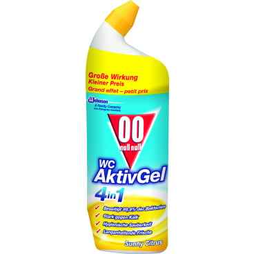 WC-Reiniger Gel 4in1 00 WC Aktiv - kraftvolle Reinigung und Desinfektion für Sanitärbereiche - Med-Praxisbedarf