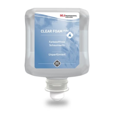 Clear Foam Pure Schaumseife - hypoallergene Handseife für medizinische Einrichtungen, 1 Liter - Med-Praxisbedarf