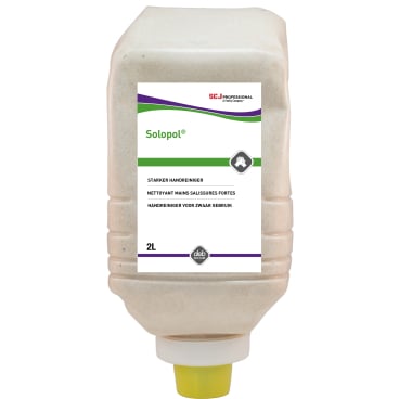 Solopol Handreinigungspaste im Einsatz - professioneller Handreiniger in Pasteform von SC Johnson - Med-Praxisbedarf