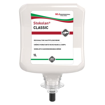 Stokolan CLASSIC Creme Anwendung - Hautpflege für professionellen Bedarf, rückfettend - Med-Praxisbedarf