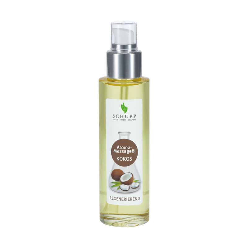 SCHUPP Massageöl Aroma - Ideal für Wellness und Therapie, mit Verschlusspumpe - Med-Praxisbedarf