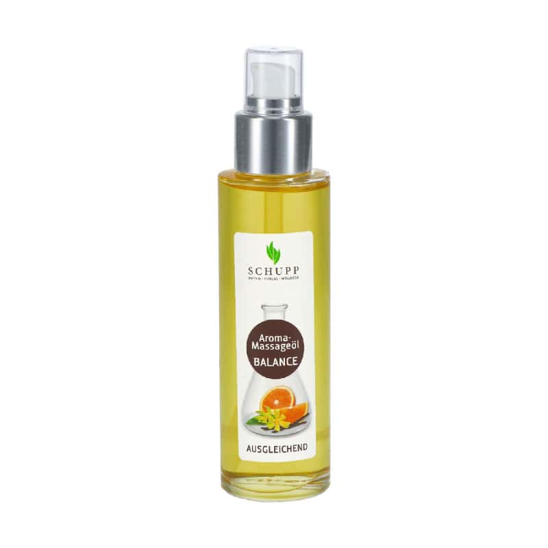 SCHUPP Aroma-Massage-Öl 100ml - 100% natürliches Massageöl mit Jojoba- und Mandelöl - Med-Praxisbedarf