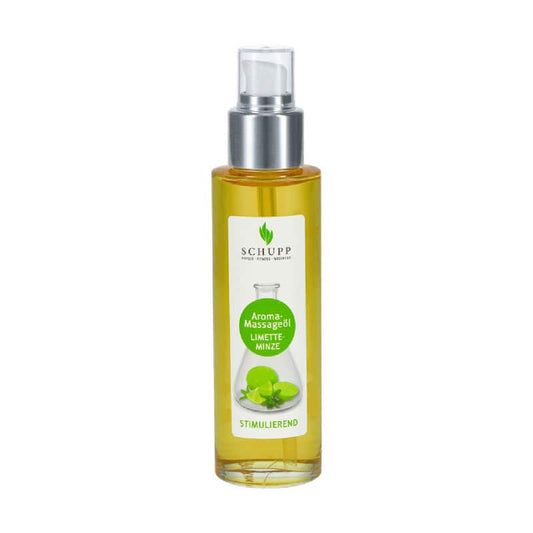 SCHUPP Aroma-Massage-Öl Flasche - 100% natürliches Öl mit Jojoba und Mandelöl - Med-Praxisbedarf
