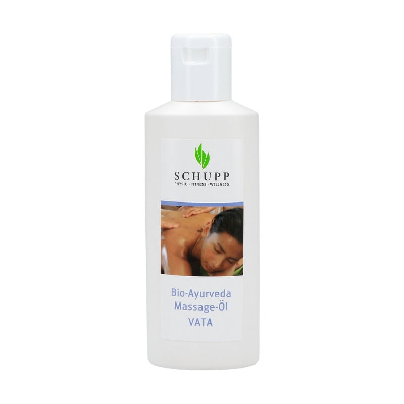 Bio-Ayurveda-Massage-Öl SCHUPP - Reines Naturprodukt in Braunglasflasche mit Pumpe - Med-Praxisbedarf