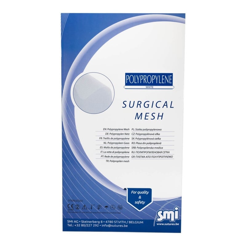 Surgical Mesh Polypropylene für Hernienchirurgie - gewebeverstärkendes Netz aus Kunststoff - Med-Praxisbedarf