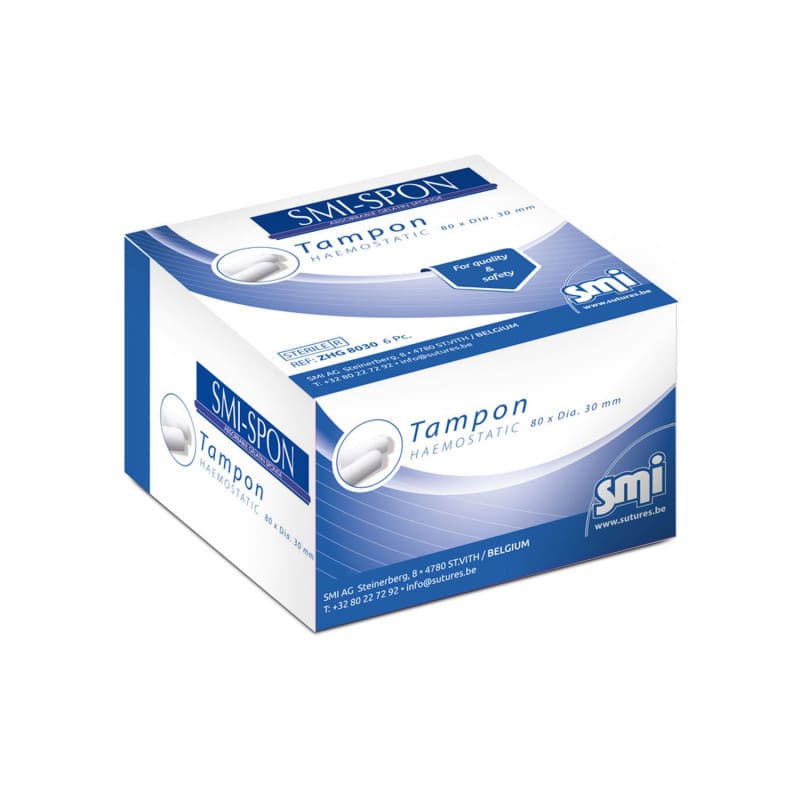 SMI Spon Gelatineschwamm Produktdetail - Gelatine-basiert, für Blutstillung - Med-Praxisbedarf