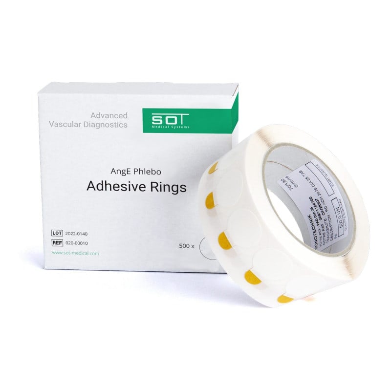 AngE™ Phlebo Kleberinge - für sichere Fixierung optischer Sensoren am Patienten - Med-Praxisbedarf