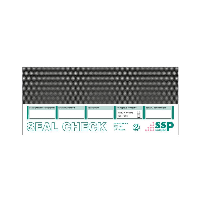 Seal Check Siegelnahttest für Folienverpackungen - Prüfung nach DIN EN ISO 11607-2 - Med-Praxisbedarf