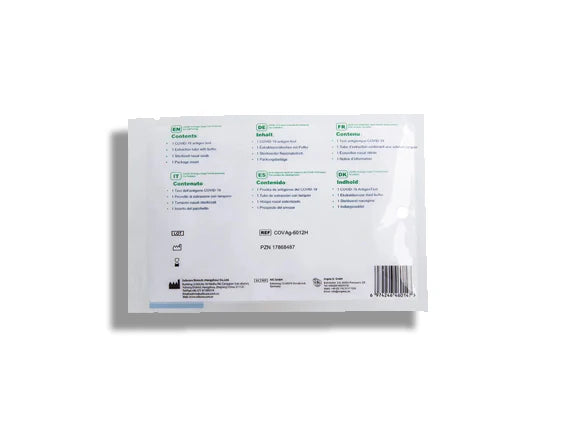 Safecare Covid-19 Schnelltest Einzeltest - Antigen-Selbsttest für Laien, einzeln verpackt - Med-Praxisbedarf