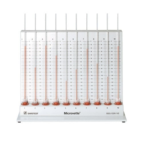 BSG-Ständer für Microvette CB 200 BSG - 10 Messplätze, von Sarstedt - Med-Praxisbedarf