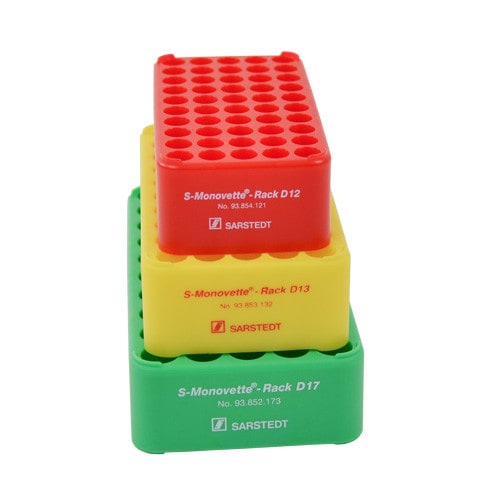 Monovetten-Rack Sarstedt blau - Laborbedarf für sicheren Stand von Monovetten - Med-Praxisbedarf