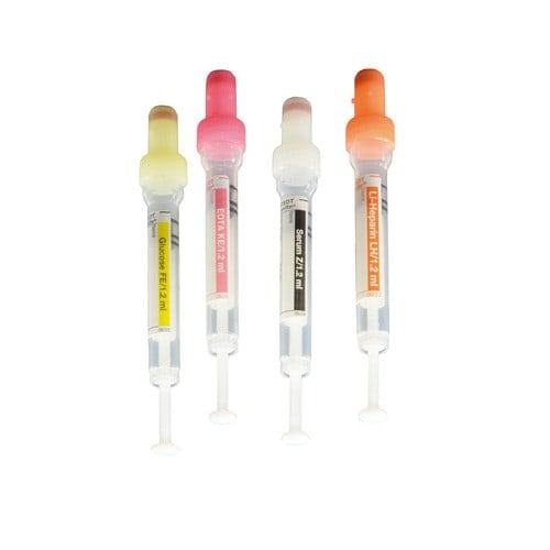 Kleine S-Monovetten 1,2ml - geschlossenes Blutentnahmesystem für Labore - Med-Praxisbedarf