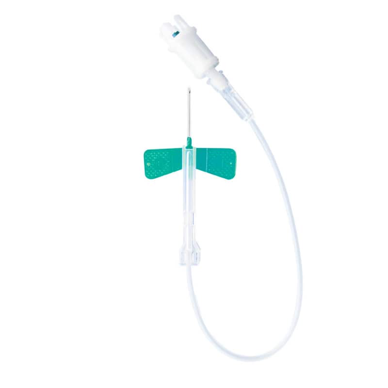 Safety-Multifly®-Kanüle 21G - Venenpunktionskanüle mit Sicherheitsclip, für Blutentnahme - Med-Praxisbedarf