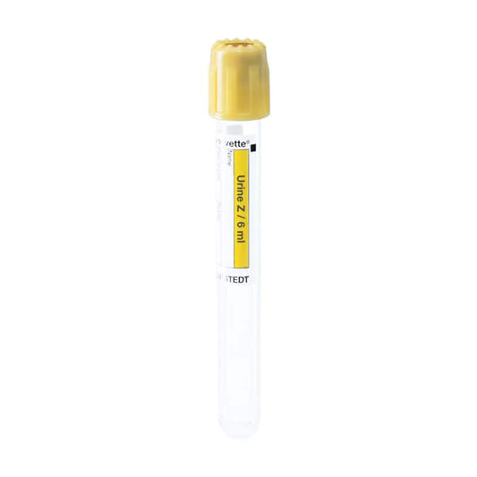 V-Monovette Urin 6ml Probenröhrchen - für Urinanalytik, 100 x 13 mm - Med-Praxisbedarf