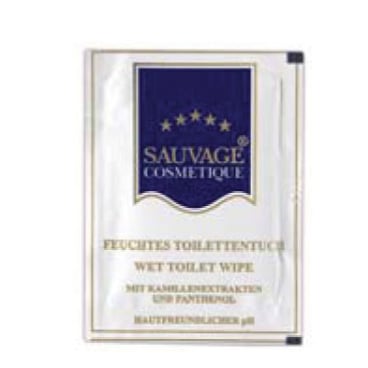 Feuchtes Toilettenpapier Sauvage Hotelkosmetik - hygienisch für Praxis und Pflege - Med-Praxisbedarf