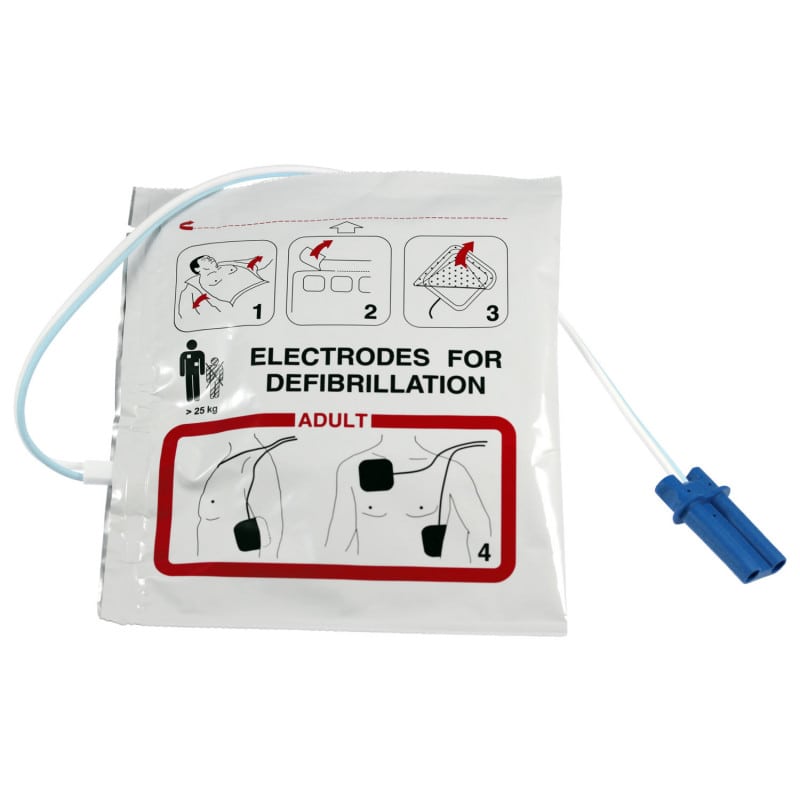 FRED easy Defi-Elektroden von Schiller - Für Defibrillatoren der FRED easy-Reihe, Erwachsene - Med-Praxisbedarf