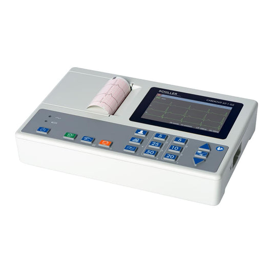 Schiller Cardiovit AT-1 G2 EKG-Gerät - 12-Kanal Ruhe-EKG, hohe Abtastrate - Med-Praxisbedarf