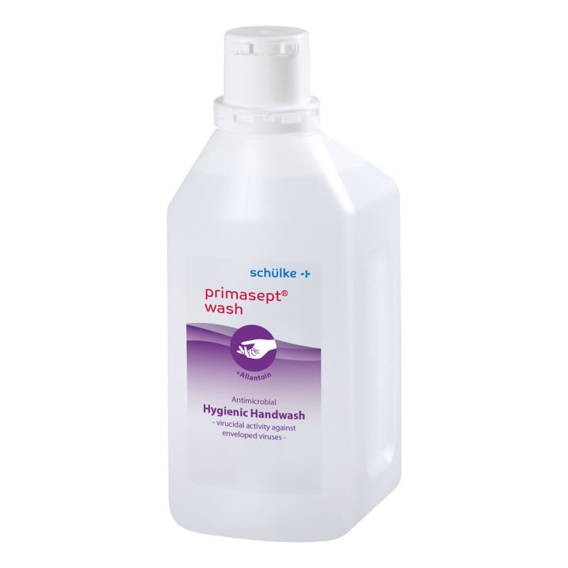 Primasept Wash Flasche - breites Wirkspektrum, für Lebensmittelverarbeitung - Med-Praxisbedarf