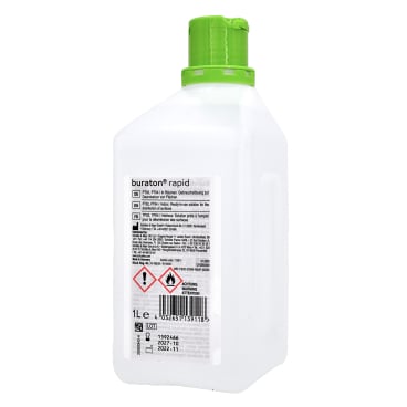 Schülke buraton rapid Flächendesinfektion - gebrauchsfertiges Mittel auf Alkoholbasis in der Flasche - Med-Praxisbedarf