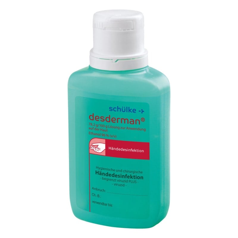 Händedesinfektion desderman® farbstofffrei - alkoholisches Präparat für hygienische Händedesinfektion - Med-Praxisbedarf