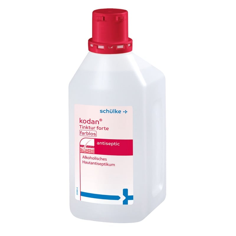 Kodan Tinktur forte Applikator - Dosierpumpe für hygienische Entnahme des Hautantiseptikums - Med-Praxisbedarf