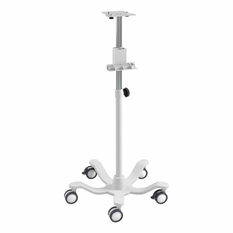 Rollstativ für seca mVSA Patientenmonitor - mobile Lösung mit leichtgängigen Rollen für Stationen - Med-Praxisbedarf
