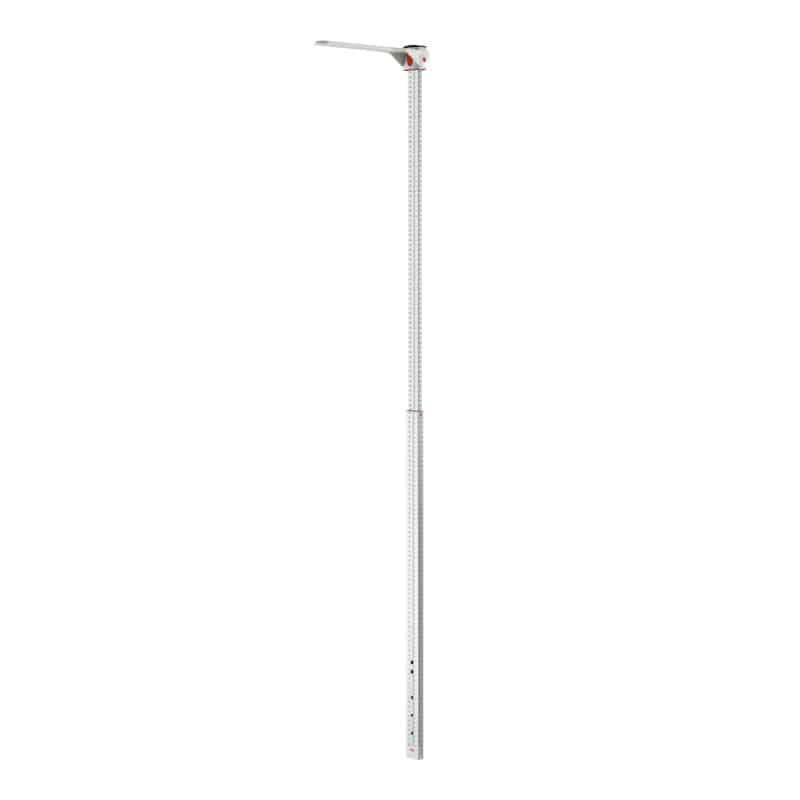 Seca 220 Teleskop-Messstab ausgefahren - zeigt maximale Messlänge von 148 cm - Med-Praxisbedarf