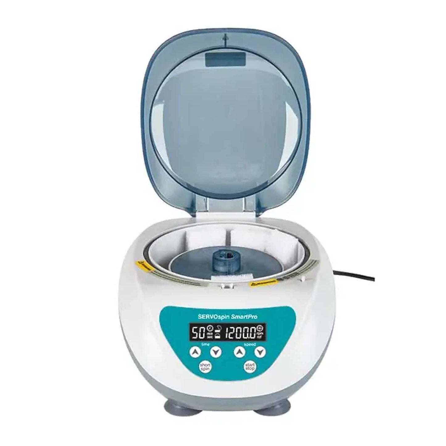 SERVOspin SmartPro Hämatokritzentrifuge Bedienfeld - mit Timer, Drehzahlregler und Starttaste, kompaktes Design - Med-Prax...