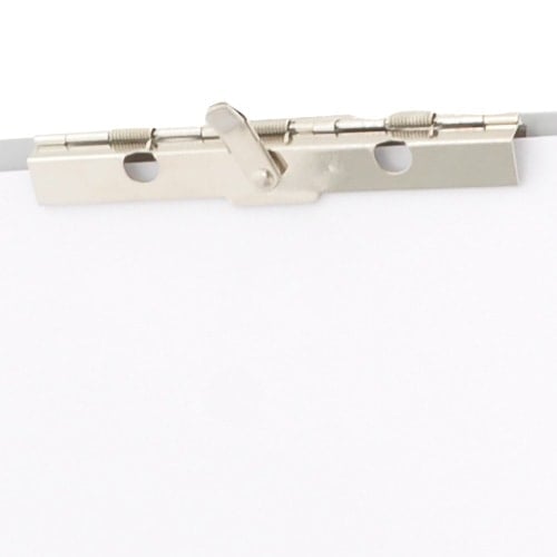 A4 Aluminium-Klemmbrett Saunders - 21,6 x 33 cm, silber für Dokumente - Med-Praxisbedarf