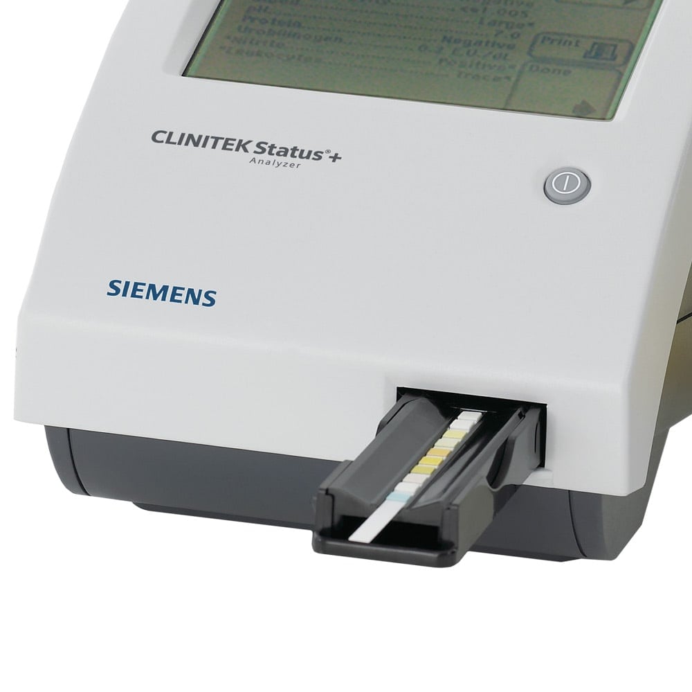Clinitek Status + Gerät Frontansicht - schnelles Urinanalysegerät von Siemens Healthcare - Med-Praxisbedarf