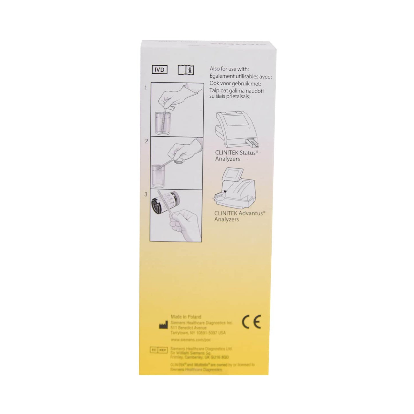 Multistix 10 SG Teststreifen im Detail - Urinanalyse mit 10 Parametern, 100er Packung - Med-Praxisbedarf