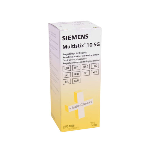 Multistix 10 SG Urinteststreifen 100 Stück - Für visuelle und instrumentelle Urinanalyse von Siemens - Med-Praxisbedarf