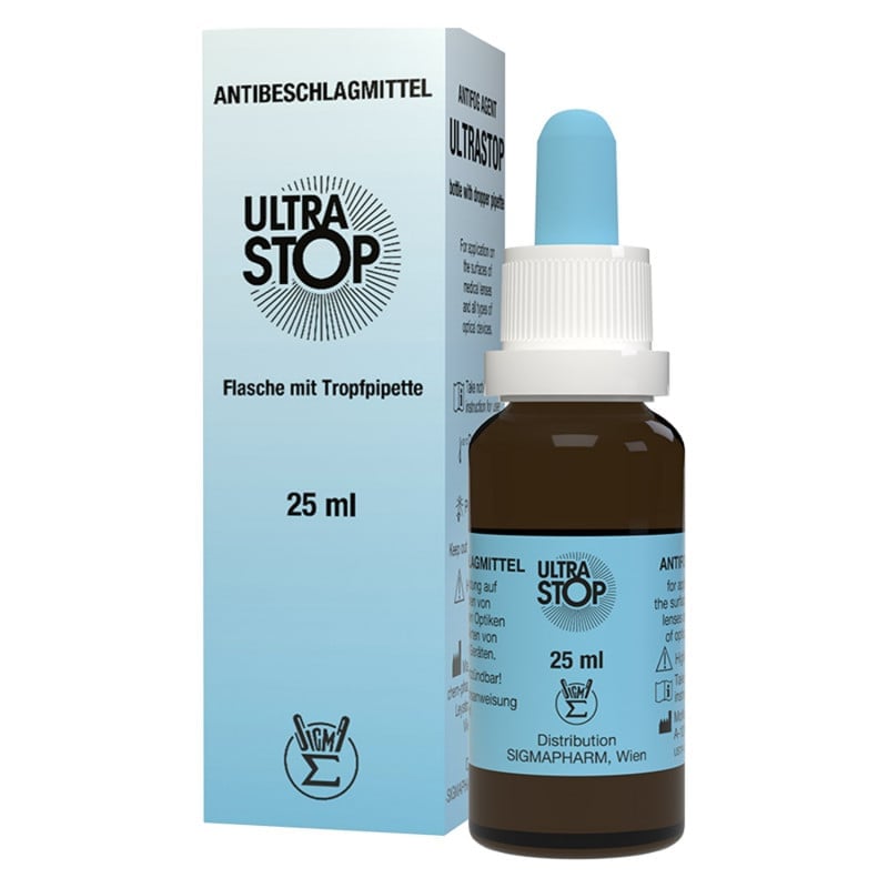 ULTRASTOP mit Tropfpipette - verhindert Wassertropfenbildung auf medizinischen Optiken - Med-Praxisbedarf