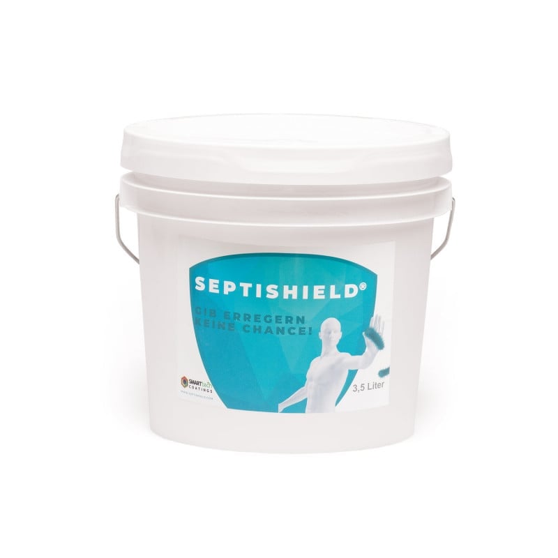 Septishield Spezial-Beschichtung von Smarttech - reduziert Keimbelastung auf Oberflächen - Med-Praxisbedarf