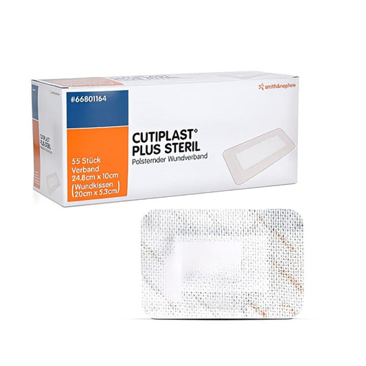 CUTIPLAST Plus steril Vliesverband - für postoperative Wundversorgung, verschiedene Packungsgrößen - Med-Praxisbedarf