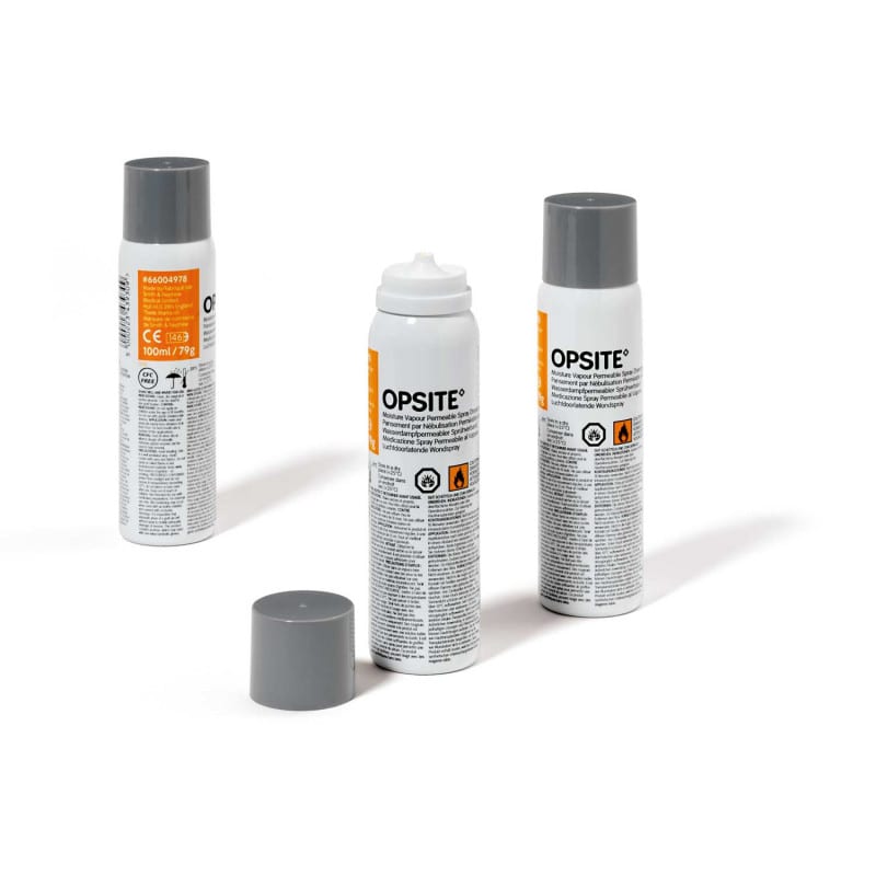OPSITE Spray transparenter Sprühverband für Operationsnähte - schnell trocknend, flexibel - Med-Praxisbedarf