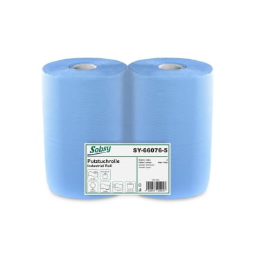 Sobsy Putztuchrolle 36 x 37,5 cm 2-lagig - Reinigungstuch für Arztpraxen und Kliniken - Med-Praxisbedarf