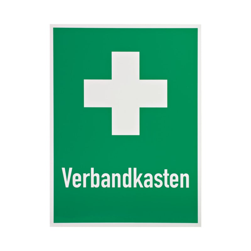 Rettungszeichen Erste Hilfe nach DIN ISO 7010 - für Praxen, Kliniken und Pflegeeinrichtungen - Med-Praxisbedarf
