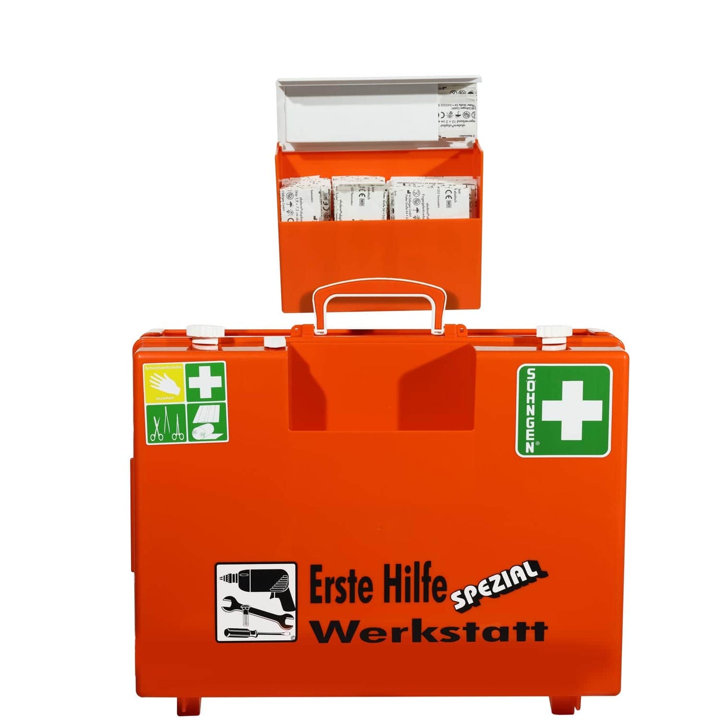 Erste-Hilfe-Koffer Söhngen Advocat - kompakter Koffer für Kliniken und Pflege, hohe Packungsdichte - Med-Praxisbedarf