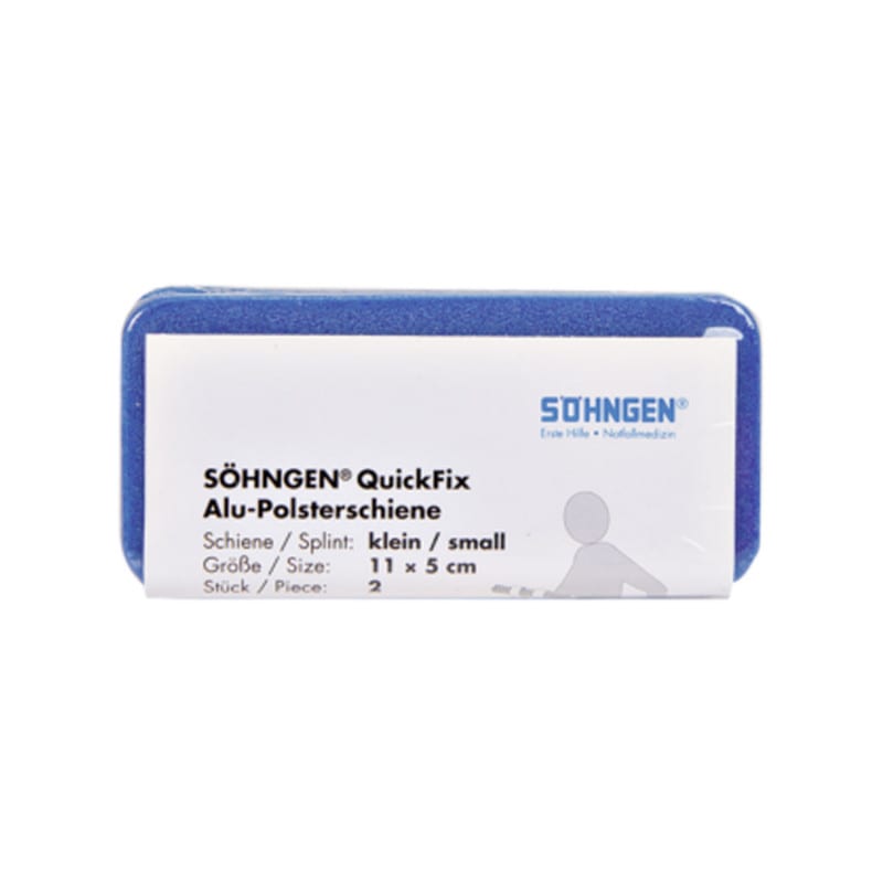 QuickFix Alu-Polsterschiene - vielseitige Schiene für Finger, Arm oder Bein, stabilisierend - Med-Praxisbedarf