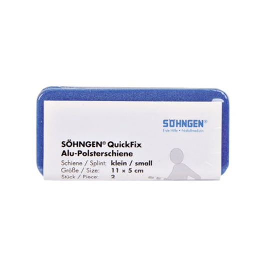 QuickFix Alu-Polsterschiene - vielseitige Schiene für Finger, Arm oder Bein, stabilisierend - Med-Praxisbedarf